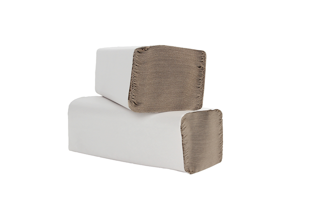 Handdoek Cleaninq H3 z-vouw 1-laags 250x230mm 20x250 vel naturel