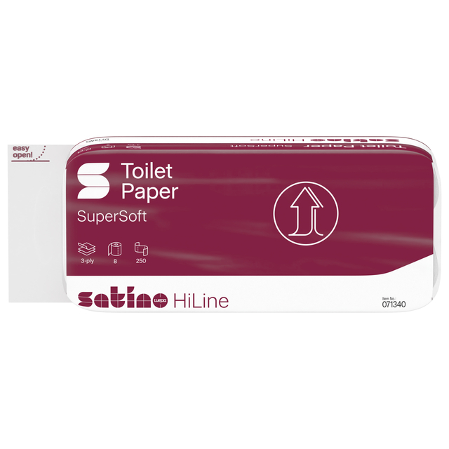 Toiletpapier Satino MT1 Prestige 3-laags 250 vel wit 071340