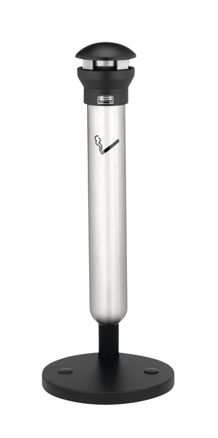 Asbak Rubbermaid Infinity vrijstaand RVS