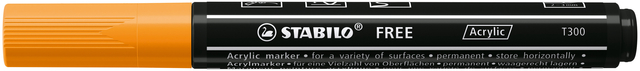 Acrylmarker STABILO  Free Acrylic T300 oranje