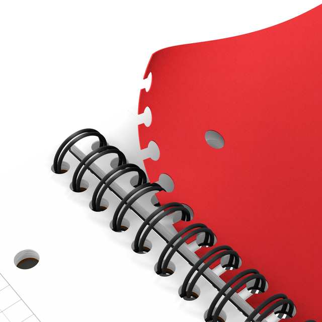 Spiraalblok Oxford International Activebook A4+ 160 pagina's ruit 5mm
