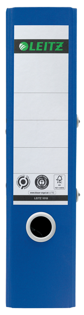 Ordner Leitz 180° Recycle 80 mm karton A4 blauw
