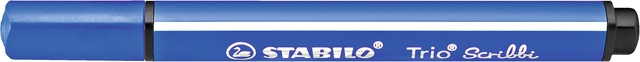 Viltstift STABILO Trio Scribbi 368/14 assorti etui à 14 stuk