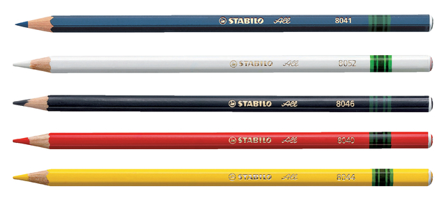 Kleurpotloden STABILO All 8046 zwart