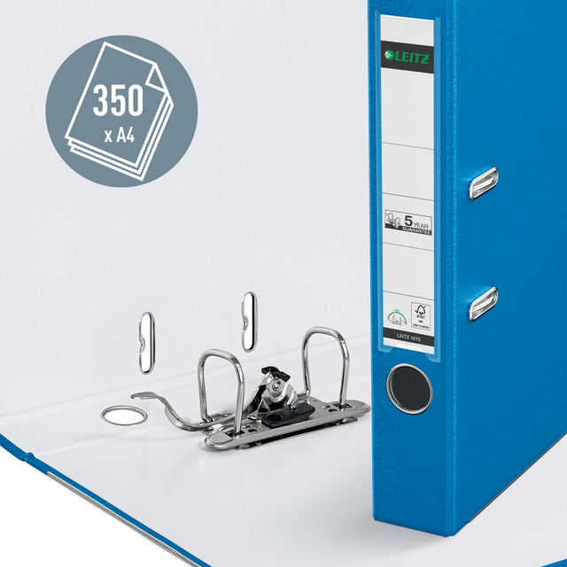 Lever Arch File Leitz  52mm PP A4 light blue