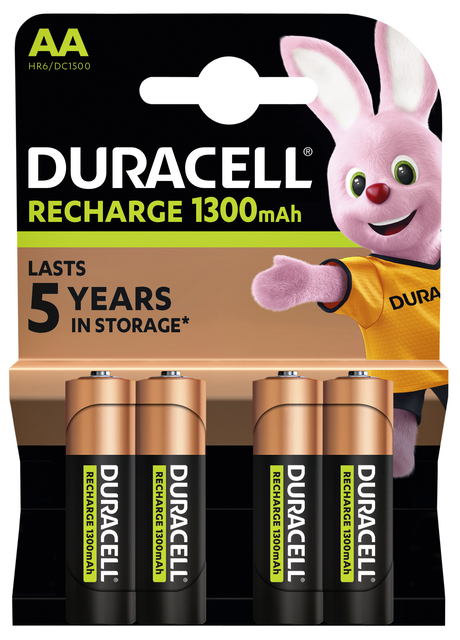 Duracell Stay Charged AA Pk4 81367177