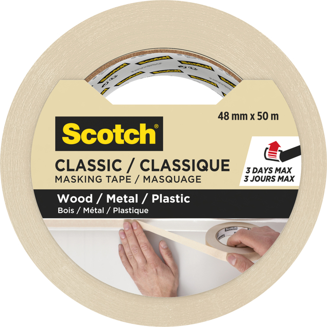 Masking tape Scotch Classic 48mmx50m beige