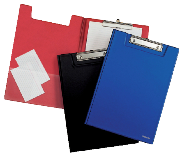 Clipfolder Esselte with cover PP A4 red