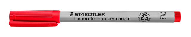 Viltstift Staedtler Lumocolor 315 non permanent M rood
