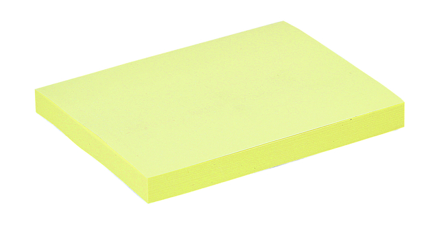 Sticky notes Quantore 76x101mm yellow