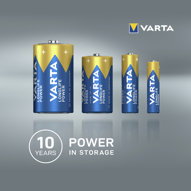 Batterij VARTA Longlife Power 12x AAA