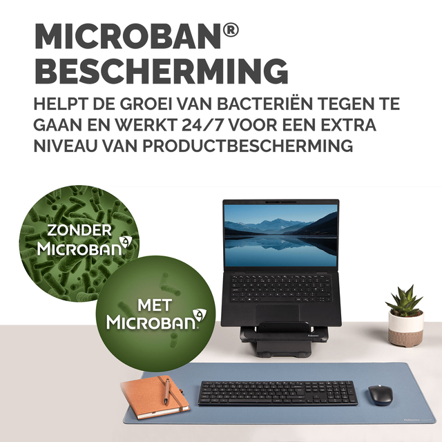 Bureau-onderlegger Fellowes Breyta blauw