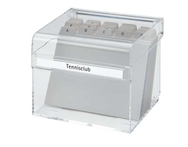 Acrylic Index Card Box, DIN A6