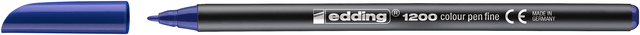 edding 1200 colour pen blue