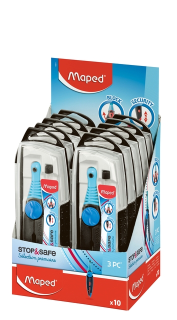 COMPASS MAPED STOP + SAFE 3PCS