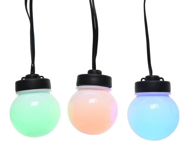 Partylight Lumineo led outdoor 20 bollen 950cm assorti