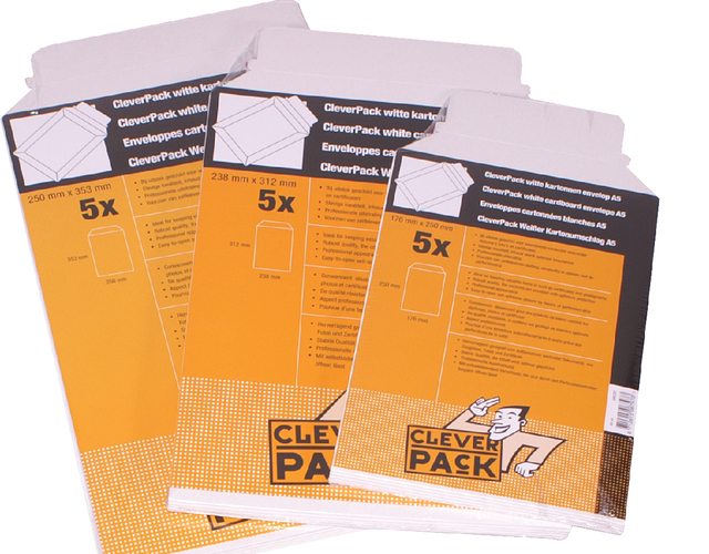 Pocket B4,CLEVERPAC,SEND,C,WHITE,SP,tr,G