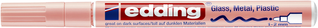 Viltstift edding 751 lakmarker rond 1-2mm pastel roze