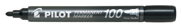 Permanent Marker 100 - Marker - Black - Fine Bullet Tip