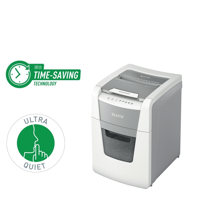 Papiervernietiger Leitz IQ Auto+ Small Office 100 P4 snippers 4x28mm