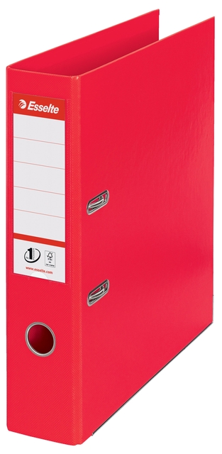 Lever Arch File Esselte No.1 VIVIDA 75mm PP A4 red 5 pieces