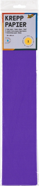 Crêpepapier Folia 250x50cm nr122 donker viole