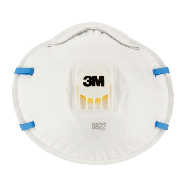 Stofmasker 3M voor schuren 8822 FFP2 met ventiel 3 stuks