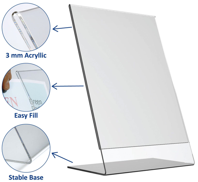 OPUS 2 Sign Holder L-Standard A4 Portrait