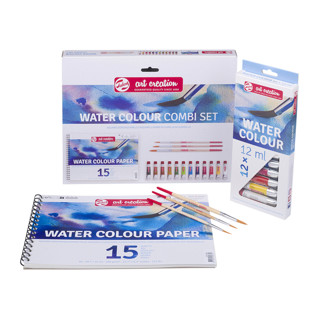 Schilderset Talens Art Creation aquarel à 16-delig blauw