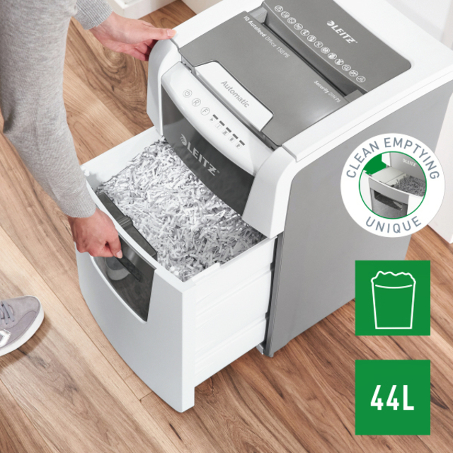 Paper shredder Leitz IQ Auto+ Office 150 P5 2x15mm