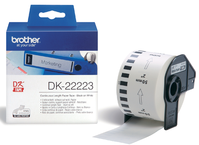 Label Brother DK-22223 continuous 50mm 1 roll of 30m white