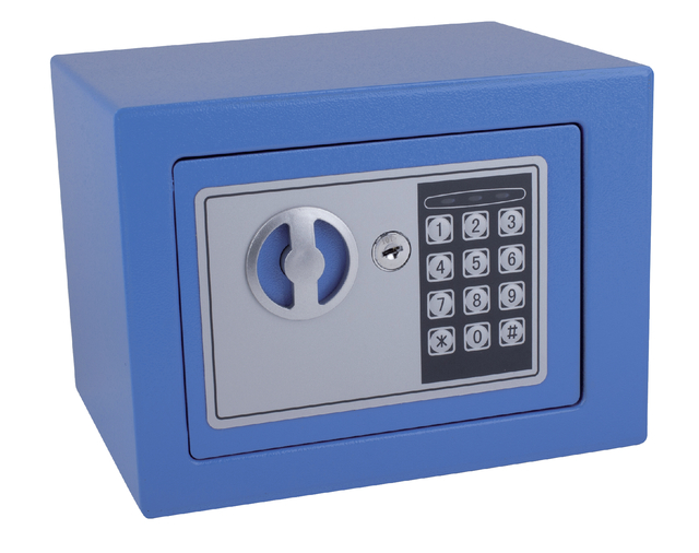 Safe Pavo mini electronic 230x170x170mm blue