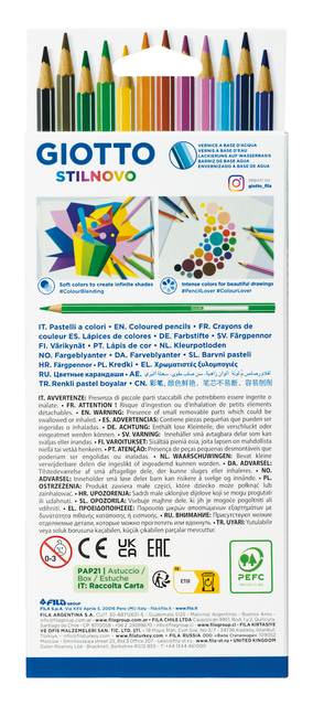 Potlood Giotto Stilnovo assorti 12 stuks