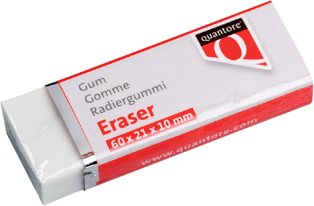 Eraser Quantore 60x21x10mm
