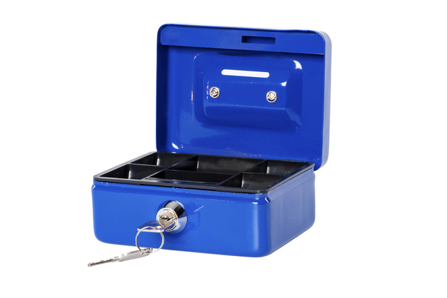 Cash Box with Coin Slot 12,5 x 10,5 x 6,1 cm
