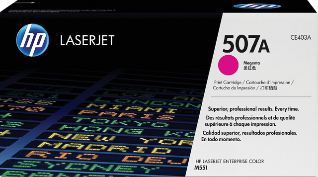 HP 507A Toner Cart Magenta CE403A