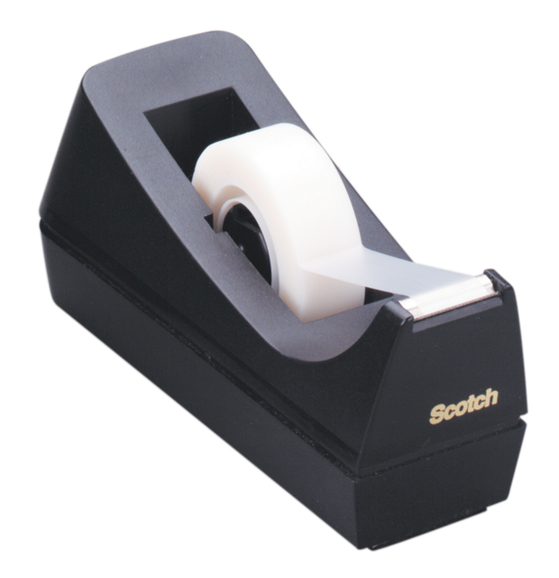 Tape dispenser Scotch C38 weighted black