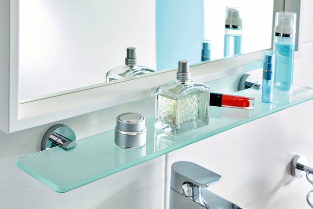 Planchet tesa® Smooz glas hoogglans verchroomd metaal zelfkleven