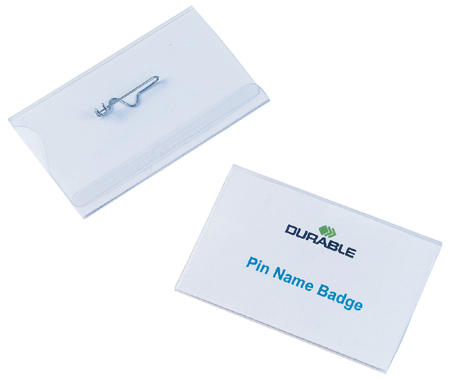 Durable Pin Name Badge 8004 Pk50