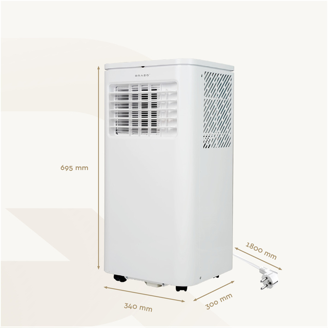 Airconditioning BRASQ MAC9000 9000 BTU wit