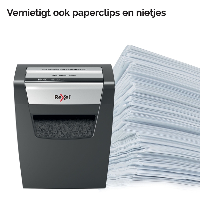 Papiervernietiger Rexel Momentum X410 snippers 4x28mm
