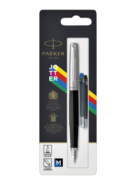 Vulpen Parker Jotter Original CT M zwart blister à 1 stu