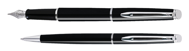 Balpen Waterman Hémisphère black lacquer CT medi