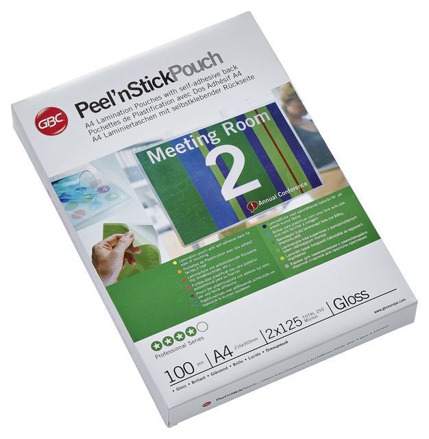 GBC Peel n’ Stick Laminating Pouch