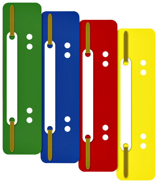 Filing strips Kangaro PP A5 2 holes 100 pieces assorted