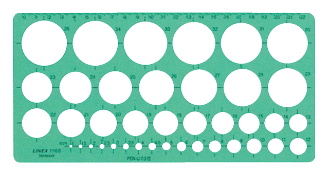 Linex 1116S Circle Template