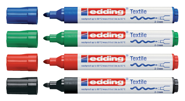 edding 4500 textile marker black