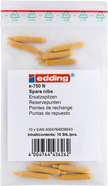 Reservepunt edding 750N set à 10 stuk