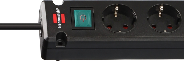 Power strip Brennenstuhl Bremounta 5-way including 2 USB C 3 meters black