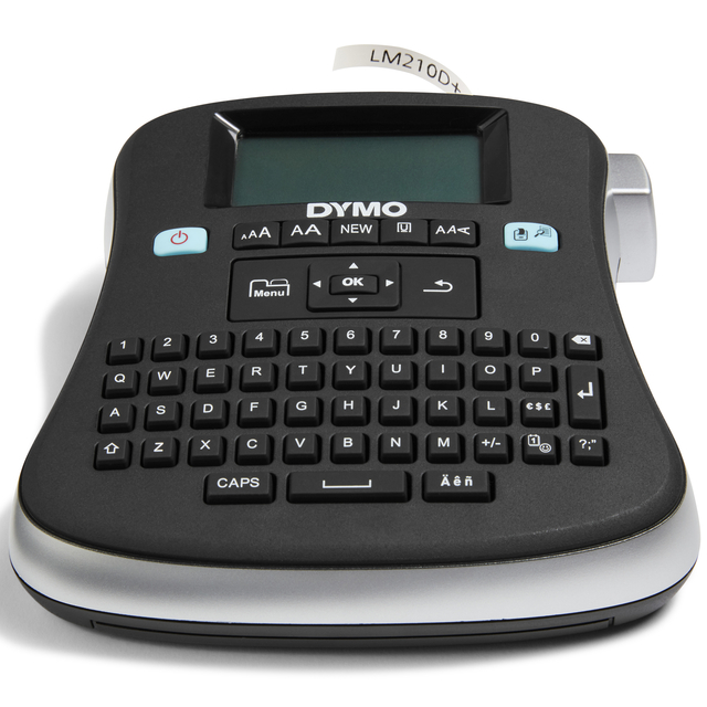 Labelprinter Dymo LabelManager 210D+ draagbaar qwerty 12mm zwart